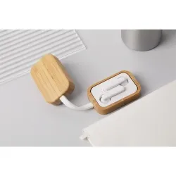 Promosyon Bambu Bluetooth 5.0 Kulaklık